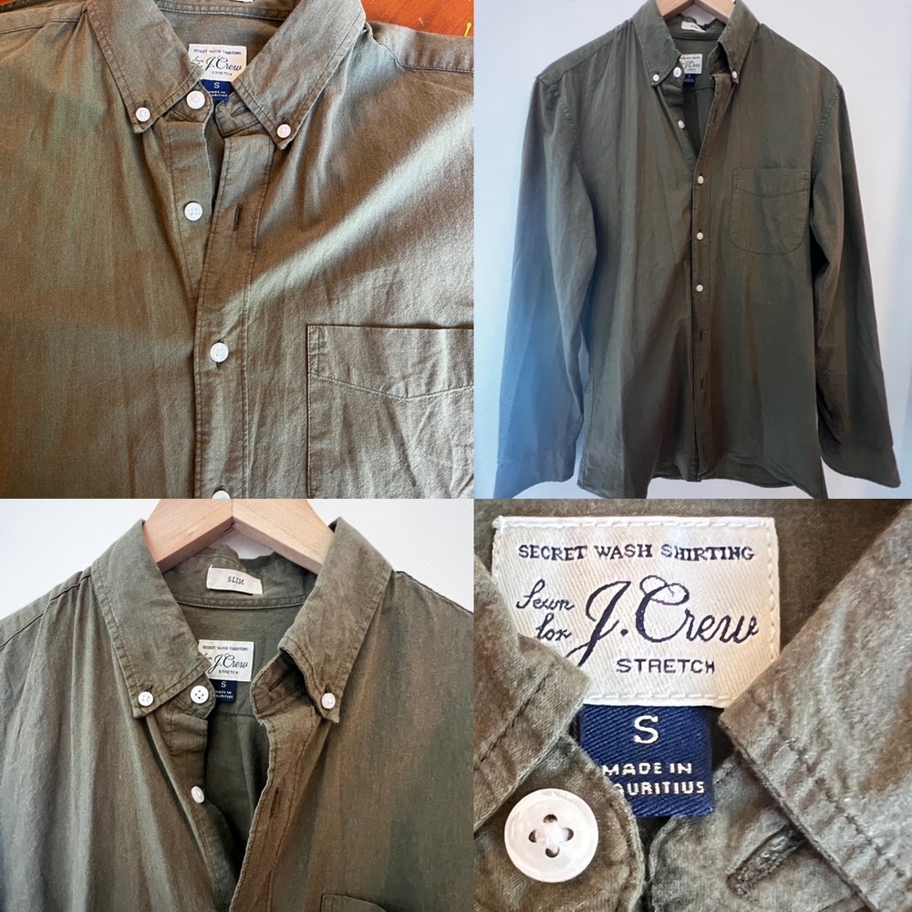 Men’s secret wash shirting